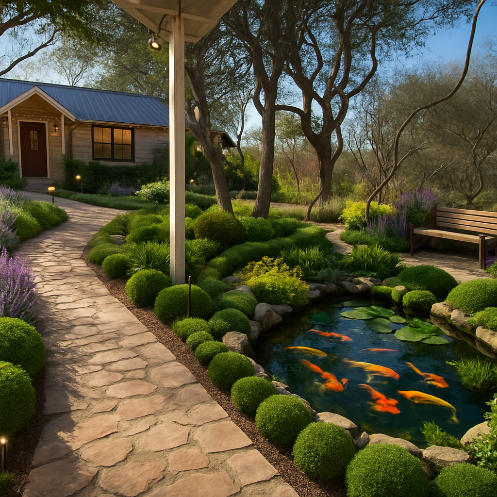 Hill Country Wellness Estate grounds and landscaping